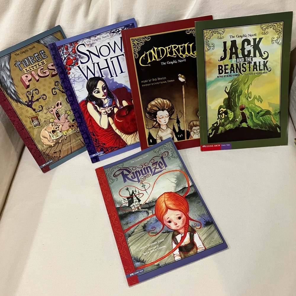 Set of Graphic Novels with Colorful Covers books